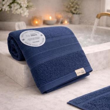 Imagem de Toalha banho nuvia karsten, COBALTO 30265