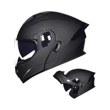 Imagem de ORZ-103 NOVA motocicleta modular flip capacete material ABS lente dupl
