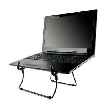 Imagem de Suporte Notebook Reliza Aço Ergonômico NR17 Ajustável Dobrável Postura