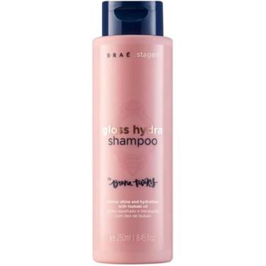 Imagem de Braé Stages Gloss Hydra Shampoo 250ml Bruna Tavares Hidratação Limpeza