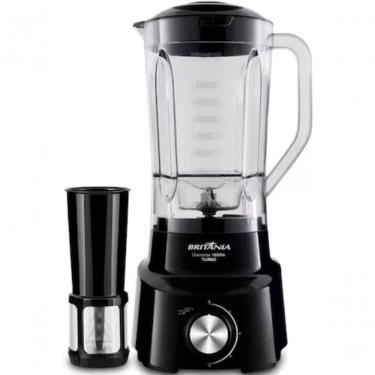 Imagem de Liquidificador Britânia Ultra Turbo 1050W 2,6L com Filtro 4 Velocidades Preto 110V