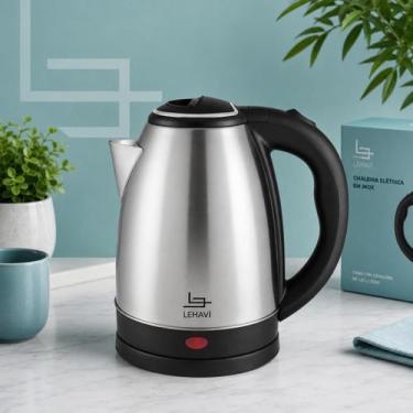 Imagem de Chaleira Elétrica 1.8 Litros Inox 220V com Base Giratória para Aquecim