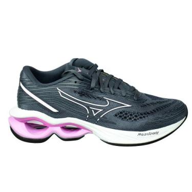 Imagem de Tênis Mizuno Wave Creation 24 Feminino Chumbo, 39