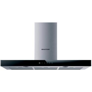 Imagem de Coifa de parede brastemp 90cm bae90arana (bae90ar) 110v, Prata, 110V