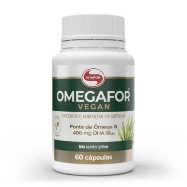 Imagem de Suplemento Alimentar Omegafor Vegan Vitafor Ômega 3 60 cápsulas