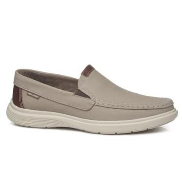 Imagem de Mocassim Pegada Masculino Em Couro 142201, Areia, Conhaque, 41