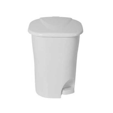 Imagem de Lixeira Astra Ecológica Com Pedal 25 Litros Branca
