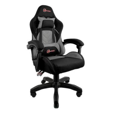 Imagem de Cadeira Gamer Kalkan Astri Eclipse Até 130 140kg Preto e Cinza - KLK00