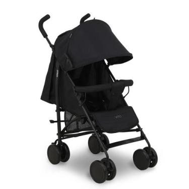 Imagem de Carrinho de Bebê Guarda Chuva Vito até 15kg Preto Infanti