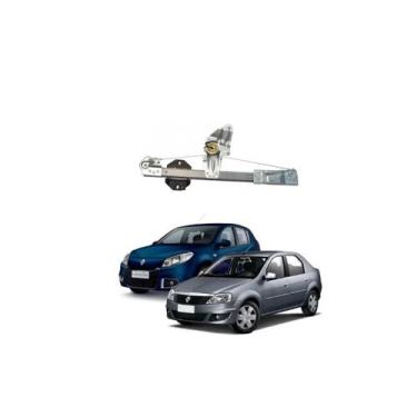 Imagem de MÁQUINA VIDRO ELÉTRICA DIANTEIRA SANDERO G2 LOGAN G2 PARA MOTOR MABUSH