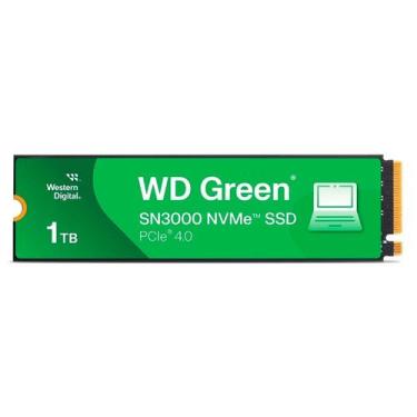 Imagem de SSD M.2 Western Digital WD Green SN3000 1TB NVMe PCIe Gen4 - WDS100T4G