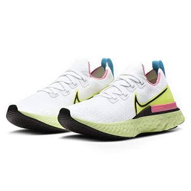 Imagem de T nis de corrida feminino Nike, White/Black-volt-pink Glow, 10