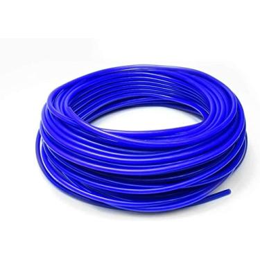 Imagem de LUXERAD Mangueira de tubo a vácuo de silicone de alta temperatura de 3 m (pressão máxima de 60 psi, ID 4 mm) (azul)