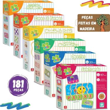 Brinquedo Infantil Jogo Educativo Crianças Pedagógico + 3 Anos Pesque e  Conte Carimbras 4750 em Promoção na Americanas