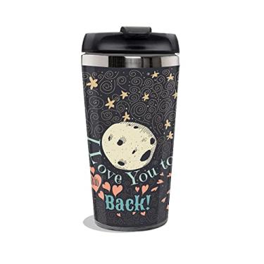 Imagem de Copo Térmico Personalizado Love You And Back Inox