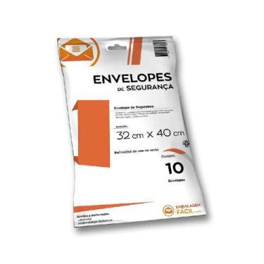 Imagem de Envelope De Segurança Coex 32X40cm Varejo 10Und - Embalagem Fácil