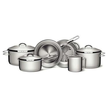 Imagem de Jogo de Panelas Aço Inox Solar 6 Peças Tramontina