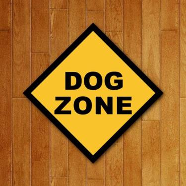 Imagem de Placa Decorativa - Dog Zone