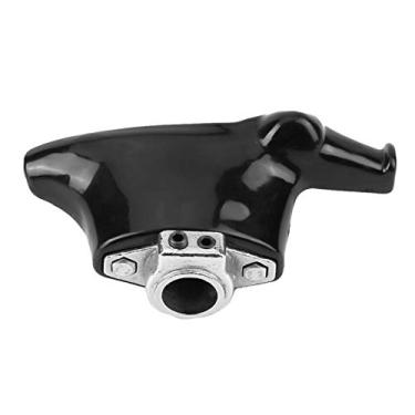 Imagem de hoffman monty cabeça de pato preta de plástico nylon montagem cabeça de desmonte para troca de pneus diâmetro máquina 28 mm