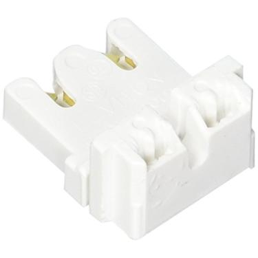Imagem de Leviton Base média 13451-20, suporte de lâmpada fluorescente padrão, branco