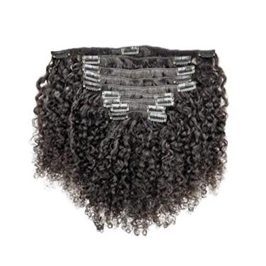 Imagem de Cabelo Humano Crespo com Tic-Tac Textura Curly Castanho Escuro De Benguela (100g) (50cm)