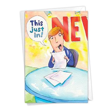 Imagem de NobleWorks This Just In - Cartão de felicitações Sorry com envelope (12 x 17 cm) - C2445SRG