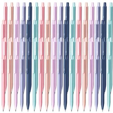 Imagem de 60 peças de lápis mecânico a granel 0,5 mm bonito conjunto de lápis mecânicos coloridos Kawaii pastel arte lápis para crianças estudantes da escola artista escrevendo desenho esboço recarregável desenho