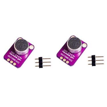 Imagem de NOYITO Amplificador de microfone elétrico MAX4466 Ganho ajustável para Arduino - 2 peças