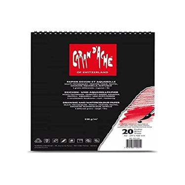 Imagem de Caran D’Ache, Bloco Desenho Aquarela A4 20 folhas, 454.004