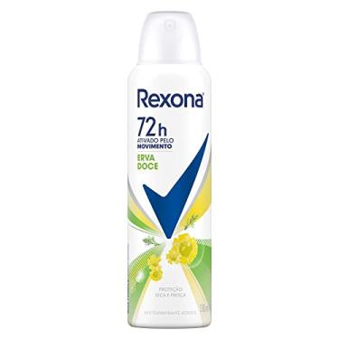 Imagem de Desodorante Antitranspirante Aerosol Feminino Rexona Erva Doce 150ml (A embalagem pode variar)