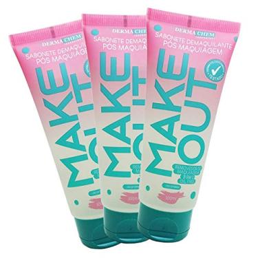 Imagem de Kit 3 Sabonete Demaquilante Pós Maquiagem Dermachem, tb, Make Out