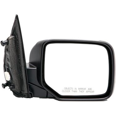 Imagem de Dorman Espelho de porta elétrico do lado do passageiro 955-1719 - dobrável para modelos selecionados Honda, preto