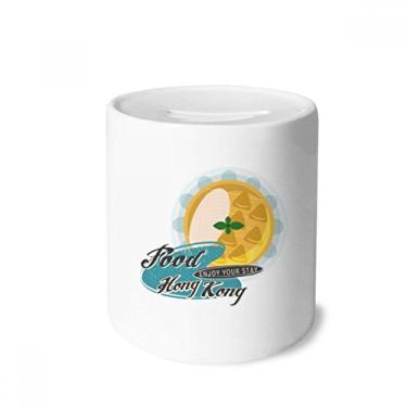 Imagem de DIYthinker Caixa de moedas de cerâmica Hong Kong Udon Noodles China porta-moedas presente de cofrinho