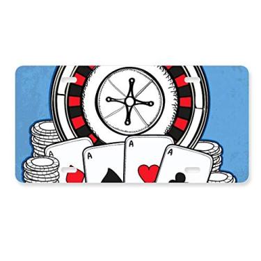 Imagem de DIYthinker Placa de carro com ilustração de toca-discos para decoração de carro, acessório de aço inoxidável