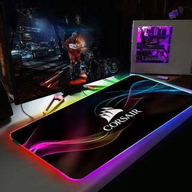 Mousepad personalizado para jogos de ano 2021, tema de céu azul, base de  borracha antiderrapante