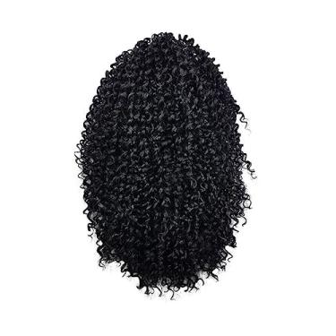 Imagem de Aplique Coque Afro Puff Fibra Sintética P10 Cor:#1B