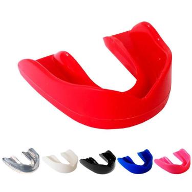 Imagem de Protetor Bucal Básico Simples Moldável Spank - Vermelho-Unissex