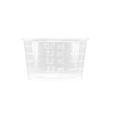 Imagem de Pires Embalagens - Copo Dosador Medidas 10ml e 15ml (200 Unidades) - Rosca 24mm e 28mm