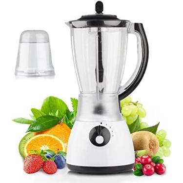 Imagem de Blender Smoothie Maker, misturador profissional de smoothie de alta velocidade de 1000 W com velocidades ajustáveis ​​e jarra de 1,5L, liquidificador profissional de processador de alimentos