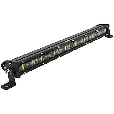 Imagem de Barra de luz led 6d 8 "14" 20 "para condução, lâmpada de neblina, luz de trabalho 4x4, barra led para motocicleta offroad suv atv trator, 14 polegadas