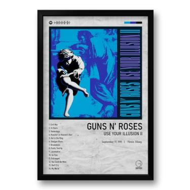 Imagem de Quadro Álbum Spotify Use Your Illusion vol 2 - Guns N' Roses - 40x60cm