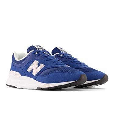 Imagem de New Balance Tênis feminino 997H V1, Azul atlântico/rosa lavado, 5