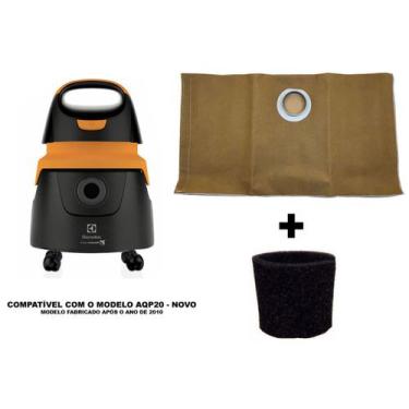 Imagem de Saco Reutilizável Aspirador Electrolux AQP20 + Filtro Motor - Oriplast