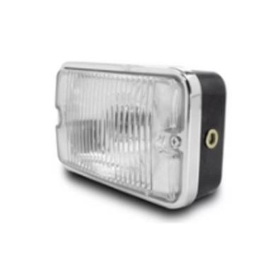 Imagem de Farol Mobilete Mobyllete Lente Vidro Preto Aro Cromado - Aquarius