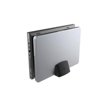 Imagem de Suporte Duplo 2 Notebooks 2,5cm Fechado Laptop Mesa Vertical - PEKO, 3