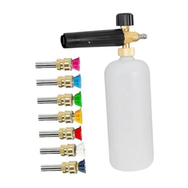 Imagem de Generic Pulverizador de espuma para lavagem de carros Pulverizador de espuma em forma de floco de neve Ferramenta de lavagem de carros de conexão rápida Pote