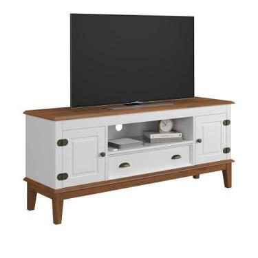 Imagem de Rack 2 Portas e 1 Gaveta - Apaixone&Decore, Branco