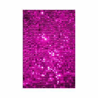 Imagem de Painel Festa Carnaval Vertical em Tecido Casadinho Lantejoula Rosa Pin
