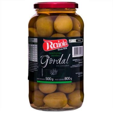 Imagem de Azeitona Verde Gordal Raiola 800g