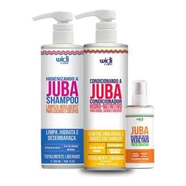 Imagem de Kit Widi Care Juba Shampoo, Condicionador e Blend de Óleos Vegetais